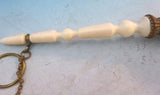 Gilt Bronze Jeweled Tussie Mussie Posey Posy Holder with Handle (#J1260)