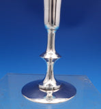 Bulgari Italian Sterling Silver Vase Gold Washed Interior #5313 8 1/4" (#8286-2)