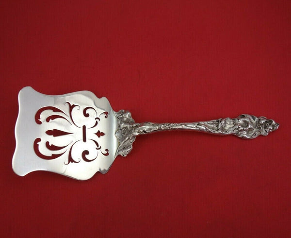 Les Six Fleurs by Reed and Barton Sterling Silver Waffle Serving 11" Antique