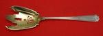 Etruscan by Gorham Sterling Silver Salad Serving Fork Long Gold Washed 10 1/2"