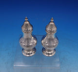 Melrose by Gorham Sterling Silver Salt Pepper Shaker Set 2pc #1038 (#6907)