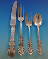 Georgian Rose by Reed & Barton Sterling Silver Dinner 8 Flatware Set 55 Pieces