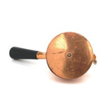 Antique Measuring Tape Copper Pot Form with Ebony Handle 1 1/4
