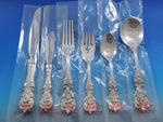 Francis I Reed & Barton Sterling Silver Flatware Service 12 Set 78 pc Unused New