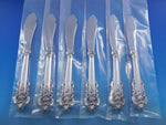 Grande Baroque by Wallace Sterling Silver Trout Knife Set 6pc HHWS Custom Made
