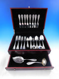 Japanese by Whiting Sterling Silver Flatware Set 8 Service 58 pc Aesthetic Birds