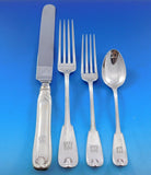 Palm by Tiffany & Co Sterling Silver Flatware 12 Set 54 pcs Dinner EGB Monogram