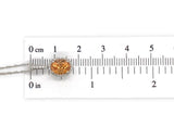 Platinum 1.92 Carat Precious Genuine Topaz Diamond Pendant with Chain (#J7524)