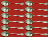 Old French by Gorham Sterling Silver Grapefruit Spoon Custom Set 12 pcs Fluted