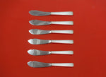 Modern Classic by Lunt Sterling Silver Trout Knife Set 6pc. HHWS Custom 7 1/2"