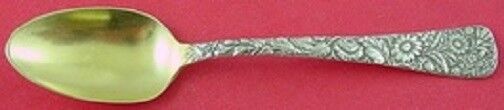 Arlington By Towle Sterling Silver Multi Motif Demitasse Spoon Goldwashed 4 1/2"