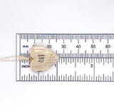 14k Yellow Gold Heart Locket Pendant with Engraved Stripes Jewelry (#J6231)