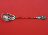 Lily by Watson Sterling Silver Olive Spoon Pierced with Flower Original 5 7/8"
