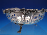 Floral by Theodore Starr Sterling Silver Candy Dish w/Swing Handle #888 (#7782)