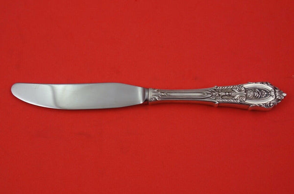 Rose Point by Wallace Sterling Silver Butter Spreader HH Modern blade 6 1/4"