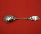Union by Wendt Sterling Silver Preserve Spoon Shell Bowl 7" Serving Silverware