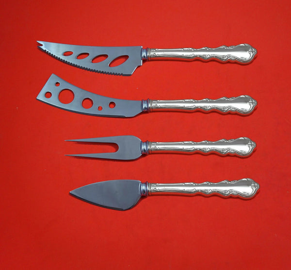 Angelique by International Sterling Silver Deluxe Charcuterie Set 4-Piece Custom