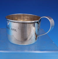 Kalo Sterling Silver Baby Cup w/ Engraving "Grace April" 2 1/4" x 3 3/4" (#8183)