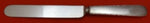Feather Edge by Tiffany and Co Sterling Silver Regular Knife Blunt SP Square End