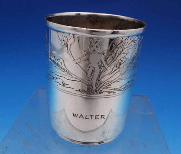 Tiffany and Co Sterling Silver Baby Cup #17285/545 "Walter" with Cupids (#8105)