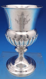 Kirk Sterling Silver Goblet w/ Crest #2728 6" x 3 1/2" Very Heavy 8.2 ozt. #8477