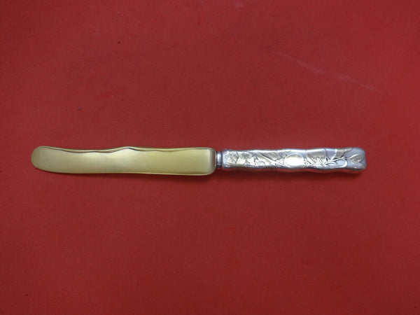 Lap Over Edge Acid Etched by Tiffany & Co. Sterling Breakfast Knife w/Plums