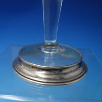 Sterling Silver and Cut Crystal Bud Vase 10 1/2" x 3" (#5736)