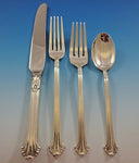 Silver Plumes by Towle Sterling Silver Flatware Set For 8 Service 32 Pieces