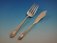 Mary II by Lunt Sterling Silver Flatware Set for 12 Service 82 pieces