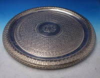Paul Storr English Victorian Sterling Silver Tray Chased 21" #122 (#6481)