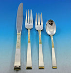 Golden Scroll by Gorham Sterling Silver Flatware Set Place size Service 55 Pcs