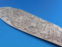 Dolphin by Albert Coles Sterling Ice Cream Slice AS Serrated Fruit on Blade BC