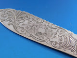 Dolphin by Albert Coles Sterling Ice Cream Slice AS Serrated Fruit on Blade BC