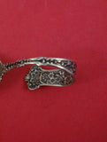 Dresden by Whiting Sterling Silver Baby Spoon with Bent Handle Original 3 1/2"