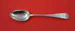 English Georgian Sterling Silver Dinner/Serving Spoon London 1792 w/ owls 8 3/8"