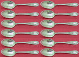Fontaine by International Sterling Silver Demitasse Spoon Set 12 pieces 4 1/8"
