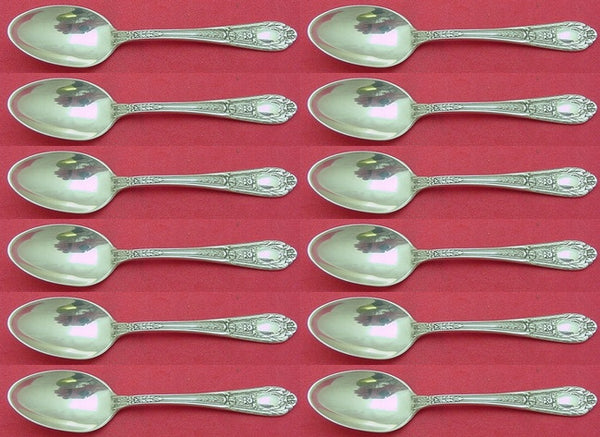 Fontaine by International Sterling Silver Demitasse Spoon Set 12 pieces 4 1/8"