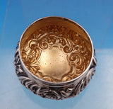 G.H. James and Co English Victorian Sterling Silver Cut Glass Dresser Jar #9246