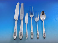 Bird of Paradise by Community Silverplate Flatware Set For 24 Service 115 pieces
