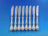 Burgundy by Reed and Barton Sterling Silver Butter Spreaders HH Modern Set 8 pcs