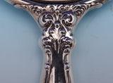 Alvin Sterling Silver Mirror and Comb Set 2pc with Mixed Metal #2500 (#0999)