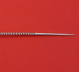 Newell Harding Coin Silver Olive Spoon / Pickle Spear Combination 8 3/8" Serving