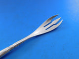 Greek Handle by Tiffany & Co. Sterling Silver Melon Fork 6" w/Raised Leaves