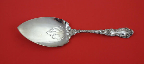 Imperial Chrysanthemum by Gorham Sterling Pie Server FH AS w/ leaf  9 3/4"