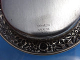 Repousse by Kirk Sterling Silver Coaster #24  1.8 ozt  4 1/8" (#3713)
