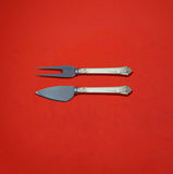 Damask Rose by Oneida Sterling Silver Hard Cheese Serving Set 2-piece Custom