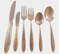 Celeste Gorham Sterling Silver Flatware Set 8 Service 57 pcs Mid Century Modern