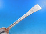 Lap Over Edge Acid Etched by Tiffany Sterling Serving Spoon Fern Leaves 8 5/8"