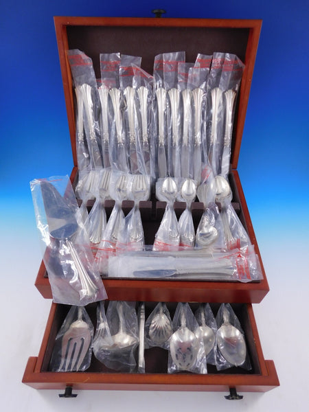 Eighteenth 18th Century by Reed & Barton Sterling Silver Flatware Set 81 pcs New