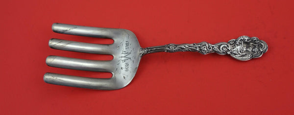 Versailles by Gorham Sterling Silver Asparagus Fork w/ flowers 1865-1890 9"